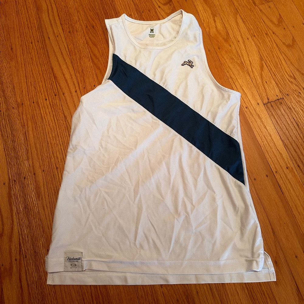 tracksmith lane 5 tank top size M